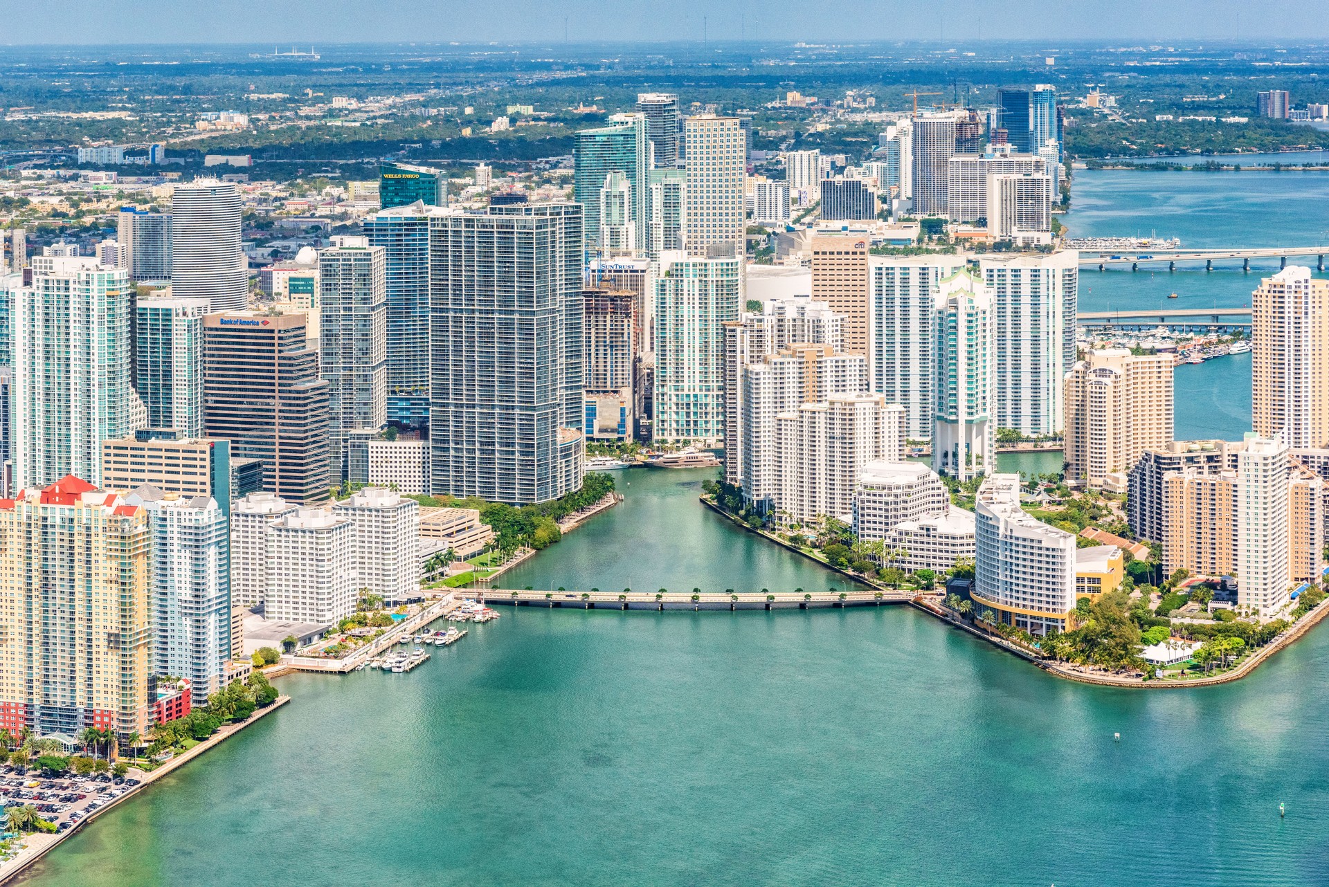 Miami Skyline Aerial